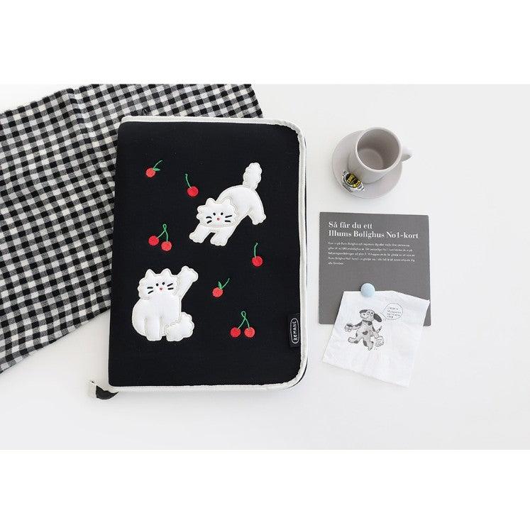 韓國 Romane 13吋筆電包 兔兔狗狗 貓咪|電腦包 ipad包 平板包