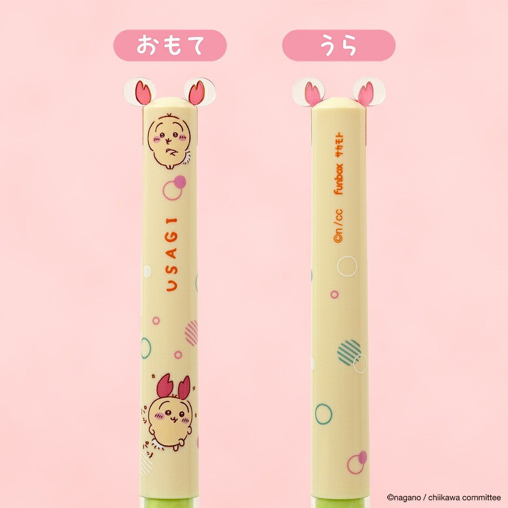 日本製 funbox 吉伊卡哇雙色原子筆0.7mm | 小八 烏薩奇 按壓筆