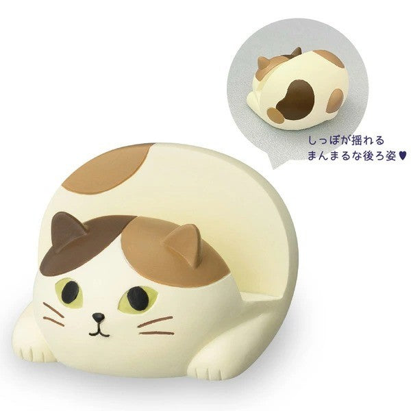 日本 DECOLE 貓咪夜光兩用手機架 兩色可選 | 手機座 智慧型手機支架