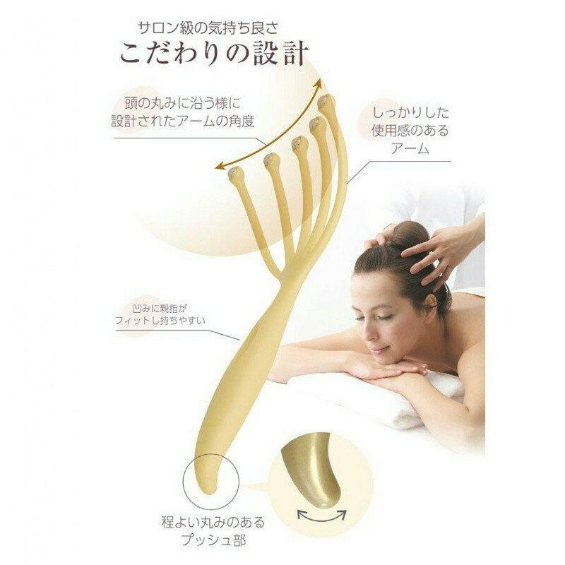 日本製 滿天社 Head Spa 五爪頭皮滾珠按摩|按摩梳 頭皮按摩梳 頭皮按摩器