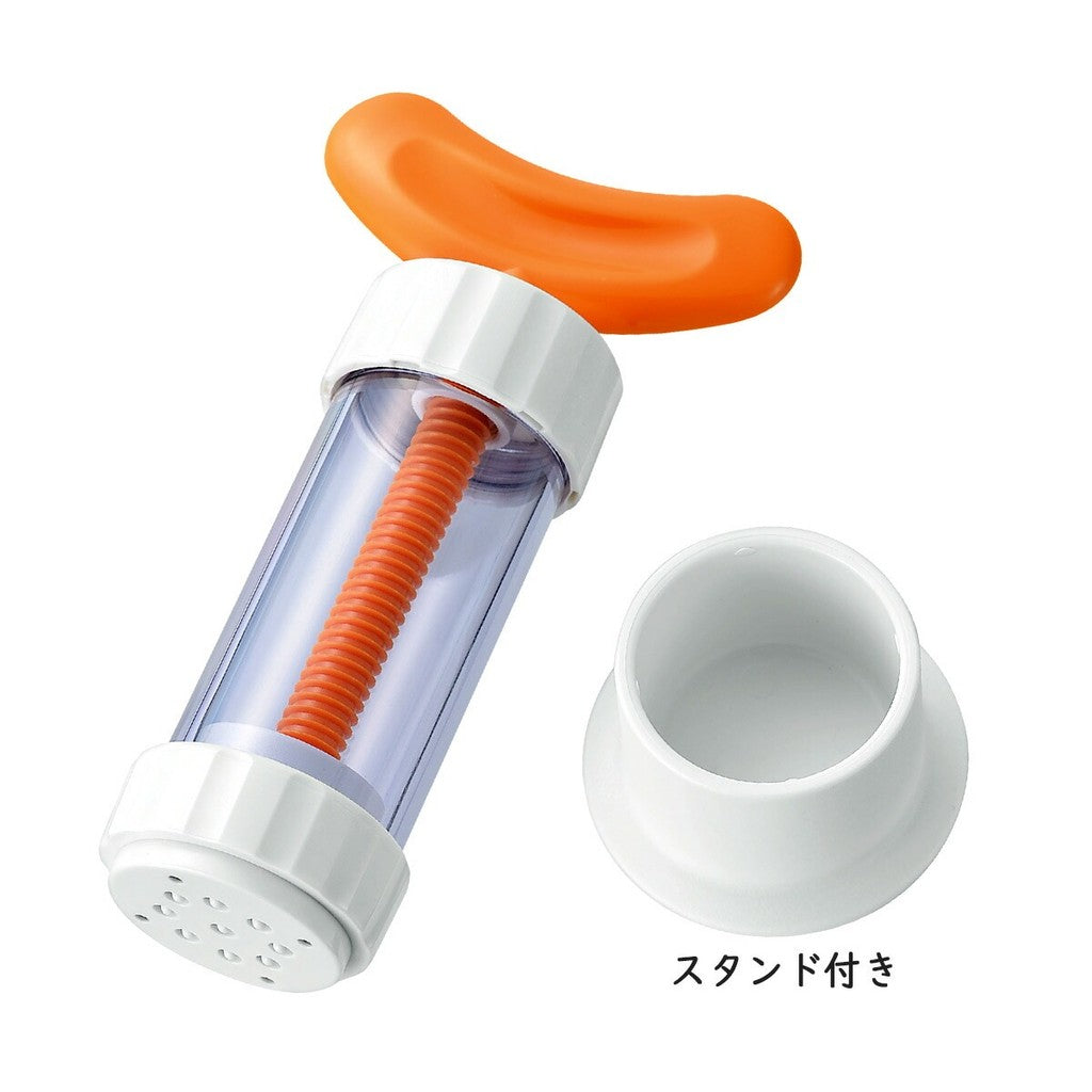 日本製 下村工業 旋轉壓蒜器 | 壓碎器 蒜泥 絞蒜器 搗蒜器 壓蒜神器