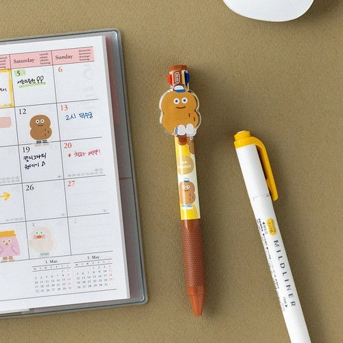 韓國 Romane 三色中性筆0.4mm | 原子筆 造型原子筆 按壓原子筆 韓國文創