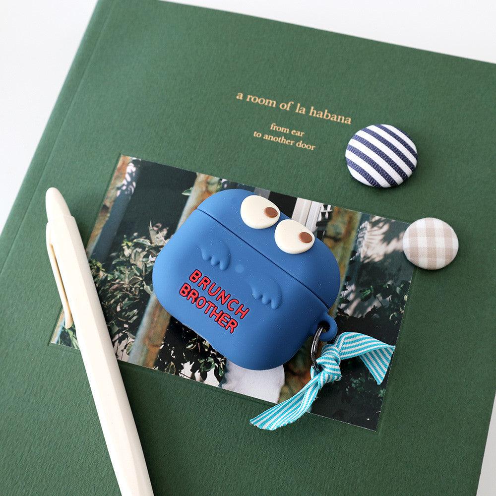 韓國 Romane 早午餐兄弟 幽靈 AirPods3矽膠保護套|耳機殼 耳機套 耳機盒