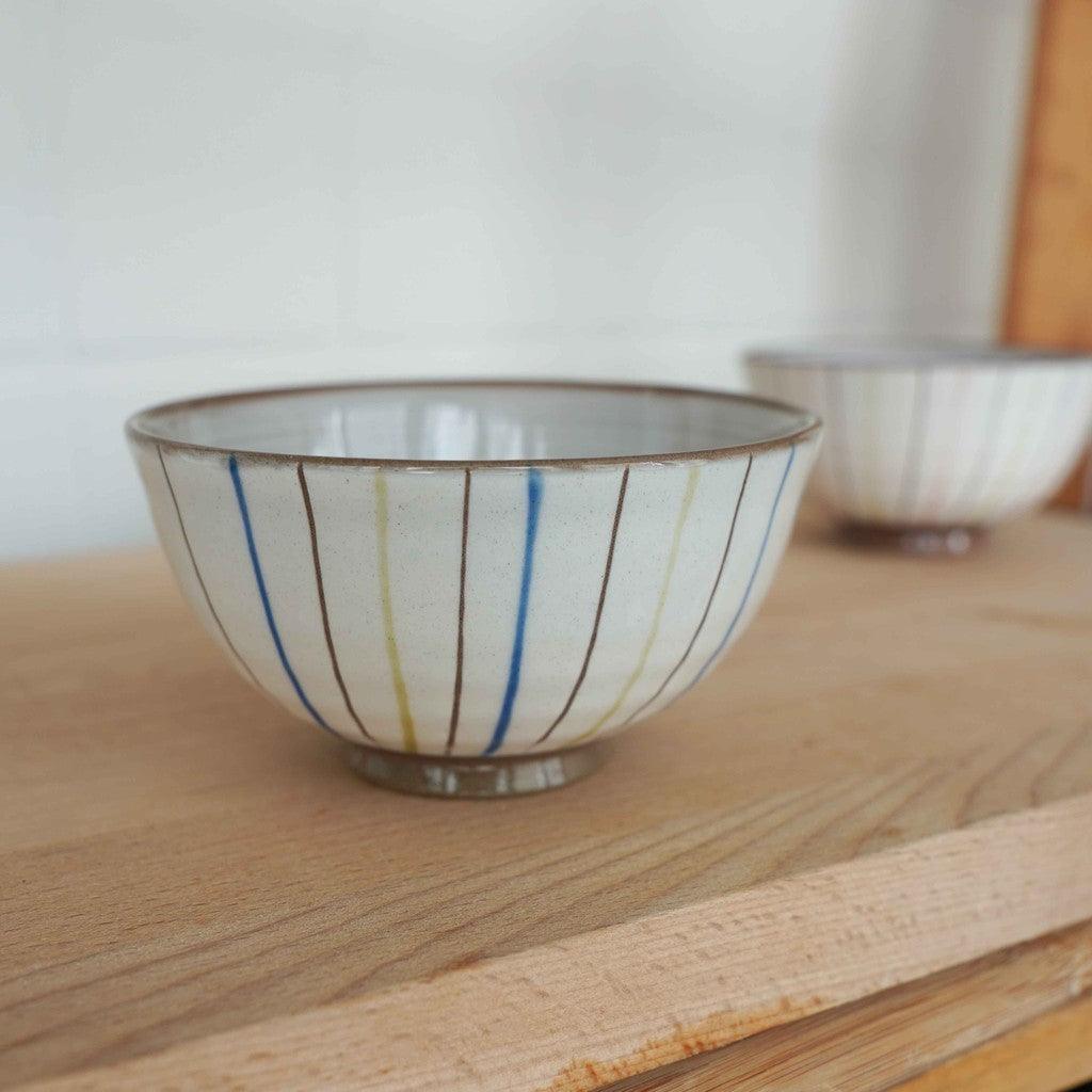 日本製 KAKUNI &. 美濃燒 日式簡約十草對碗 粉 青|飯碗 陶瓷碗 餐碗 夫妻碗