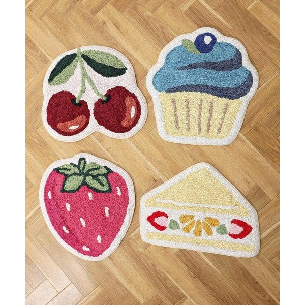 日本 Joujoulier 太可愛水果地墊 椅墊 | 2025春夏新品 玄關 臥室 腳踏墊