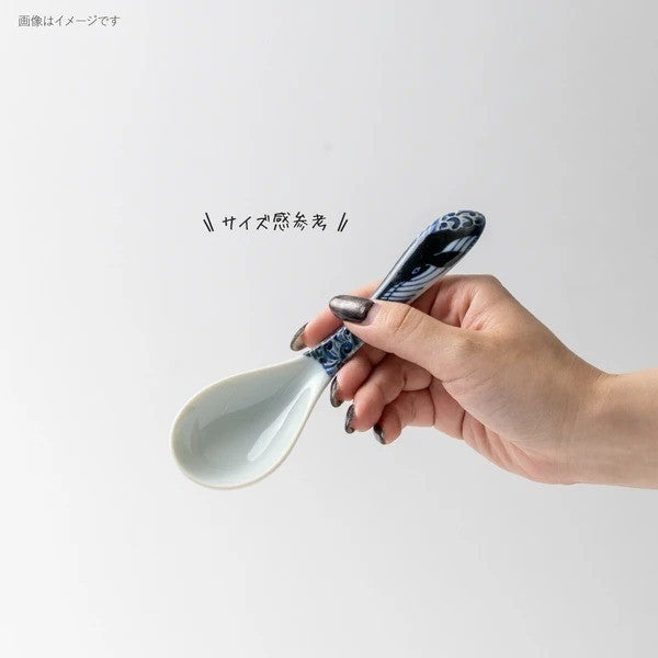 日本製 美濃燒 白波鯨魚餐具系列 | 丼飯碗 湯匙 筷子 湯碗 飯碗 鯨魚