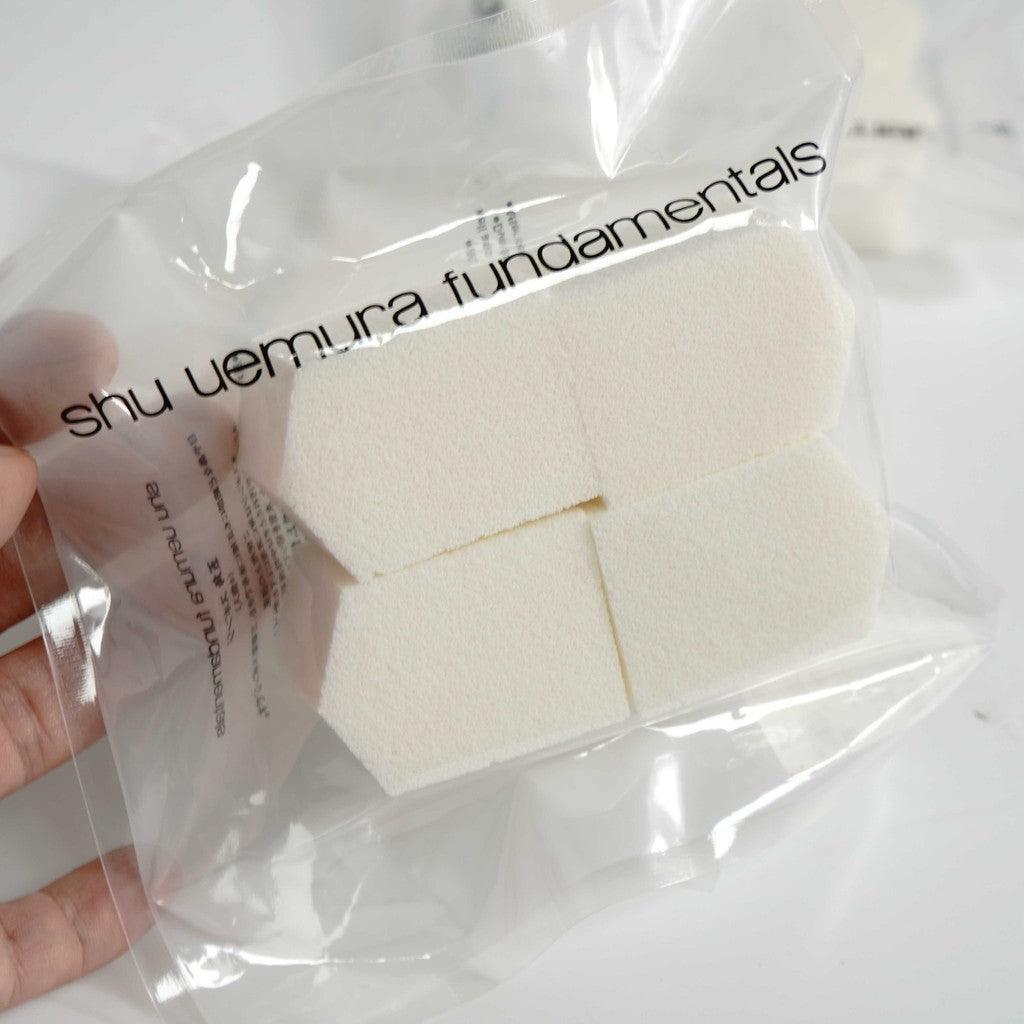 專櫃 植村秀 shu uemura 新五角 粉撲 4PCS|化妝海綿 可水洗 超服貼