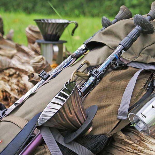 日本製 Hario V60 戶外用不鏽鋼咖啡濾杯 1-4杯份 銀色|濾杯 咖啡濾網 咖啡濾器