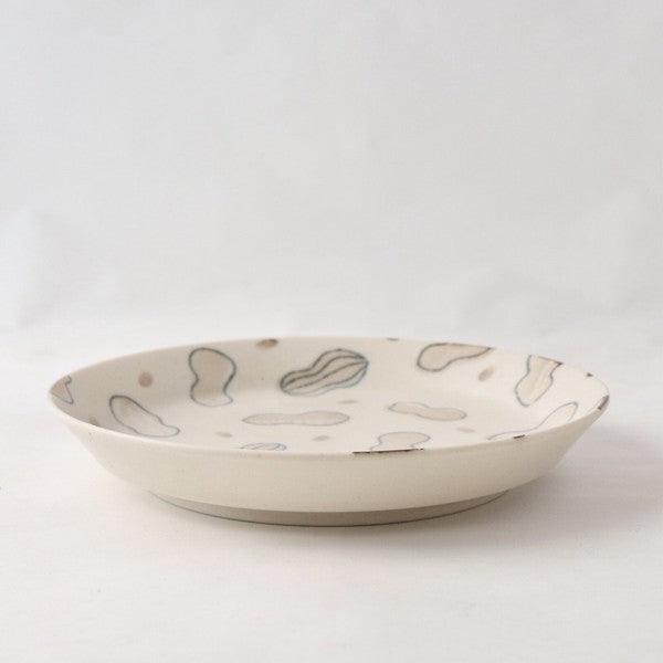 日本製 美濃燒 蔬果系列造型陶瓷餐盤 14cm|水果盤 圓盤 點心盤