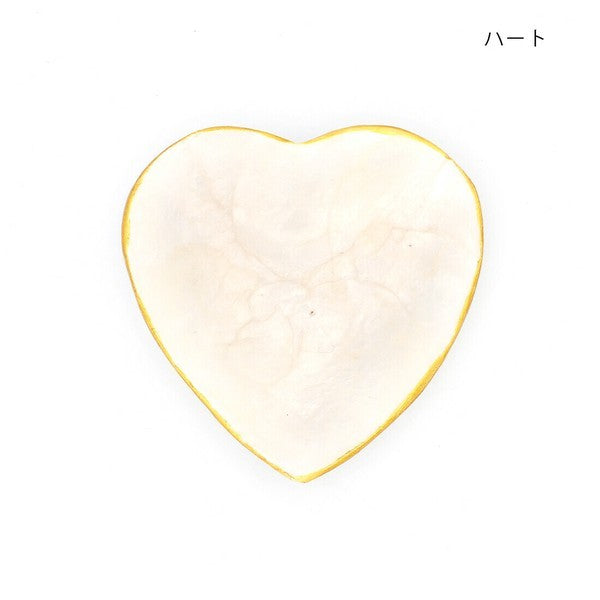 日本進口 金邊透明貝殼光澤托盤 | 飾品盤 戒指盤 展示盤 樹脂塗層耐用