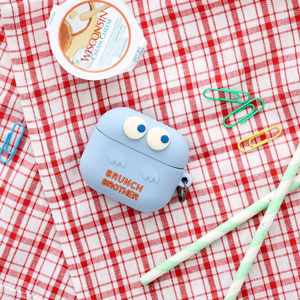 韓國 Romane 早午餐兄弟 幽靈 AirPods3矽膠保護套|耳機殼 耳機套 耳機盒