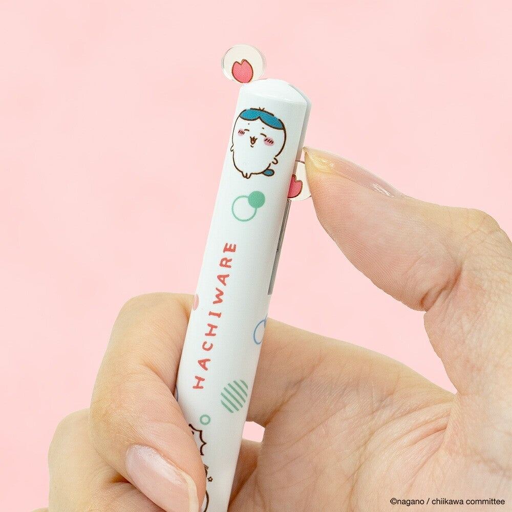 日本製 funbox 吉伊卡哇雙色原子筆0.7mm | 小八 烏薩奇 按壓筆