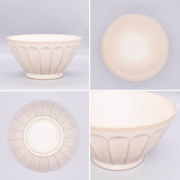 日本製 FIORE 北歐花紋湯碗 | 陶瓷保鮮碗 附蓋 湯碗 拉麵碗 可冷藏 可微波