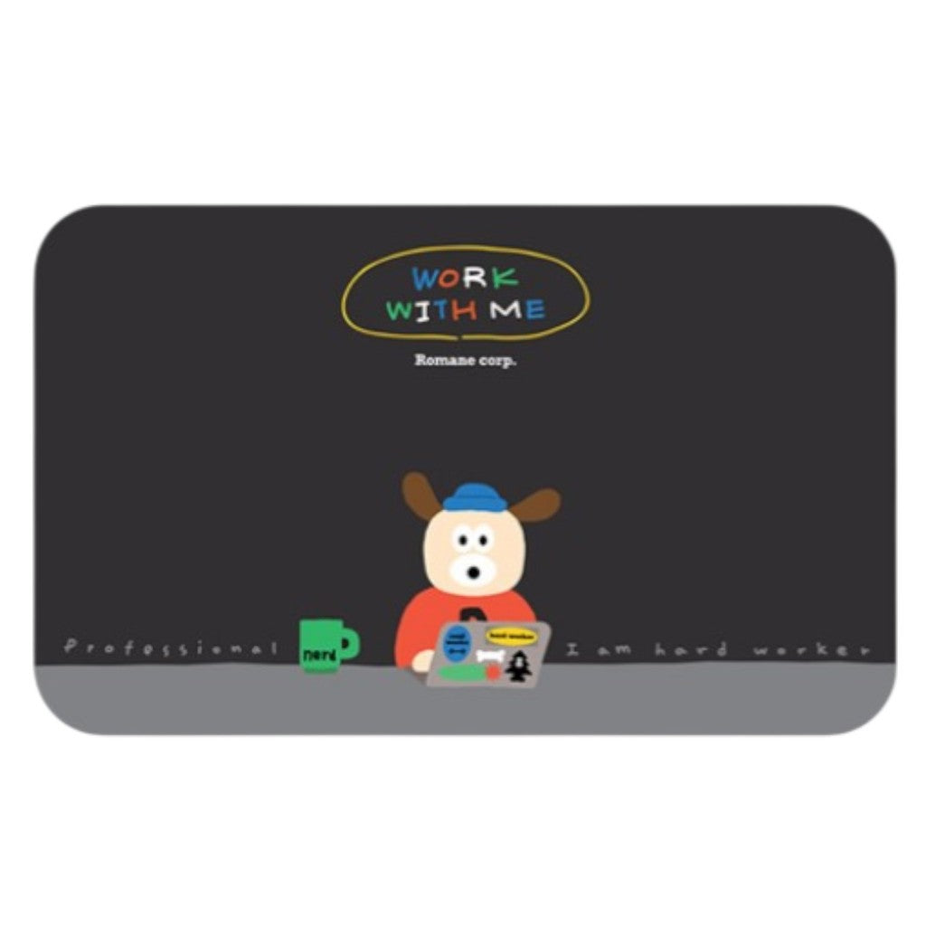 韓國 Romane 可愛插圖電腦桌墊 | 餐墊 滑鼠墊 電腦桌墊 辦公桌墊 書桌墊