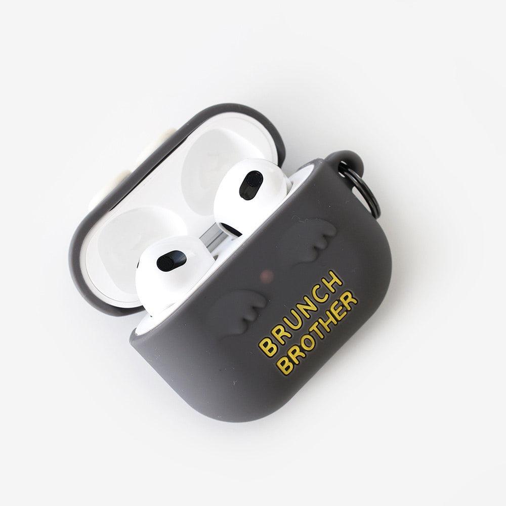 韓國 Romane 早午餐兄弟 幽靈 AirPods3矽膠保護套|耳機殼 耳機套 耳機盒
