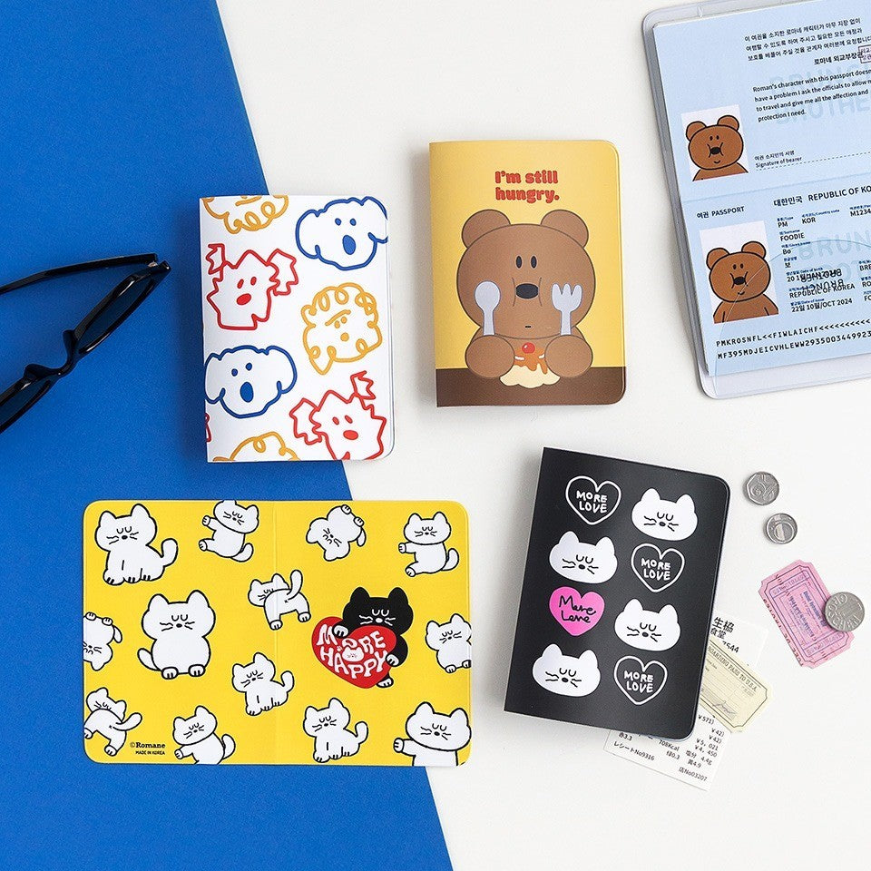 韓國 Romane 護照套 | Brunch Brother 護照夾 護照收納 PVC折疊護照套