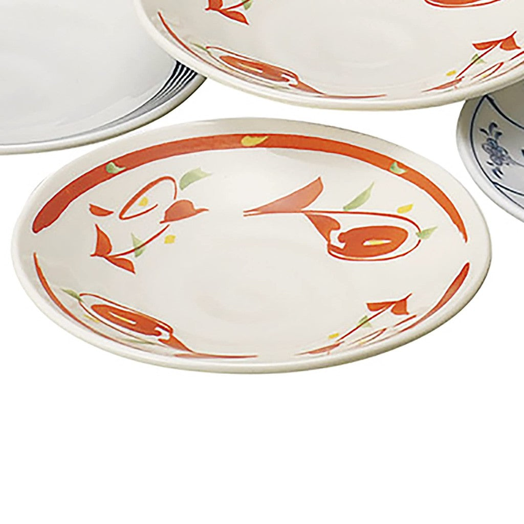 日本製 美濃燒 陶彩輕量盛宴小碟︱禮盒組 醬料碟 小菜盤 盤子