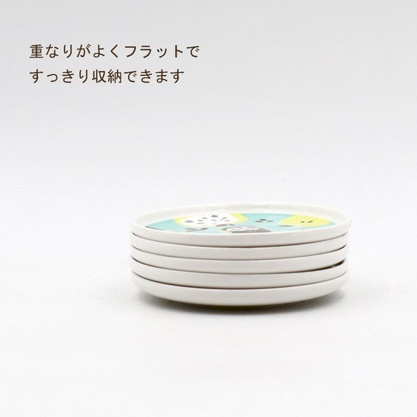 日本製 小倉陶器 Nordic 北歐風格 馬克杯 豆皿 | 飛鳥 樹葉 貓咪