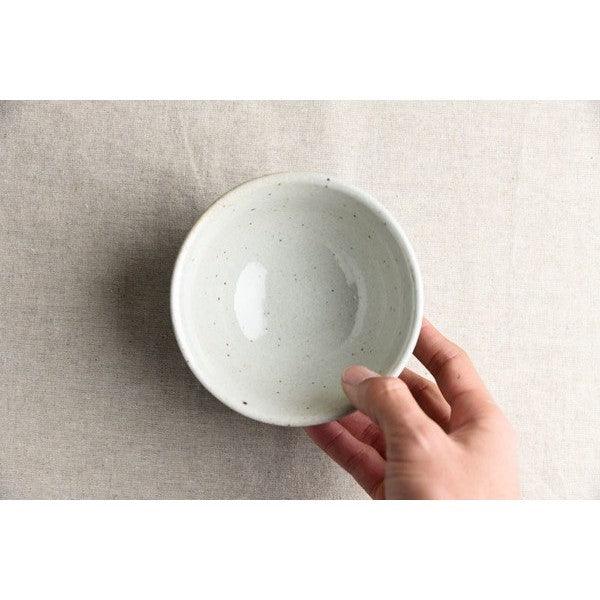 日本製 美濃燒 手工日式可愛線條 圓點陶瓷飯碗 |餐碗 日本碗 日式餐具