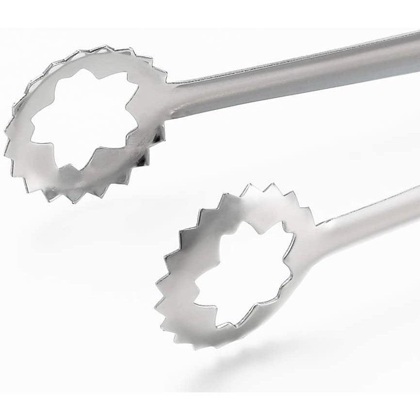 日本製 吉川Yoshikawa 不鏽鋼梅花夾|烤肉夾 沙拉夾 分食夾 炸物夾