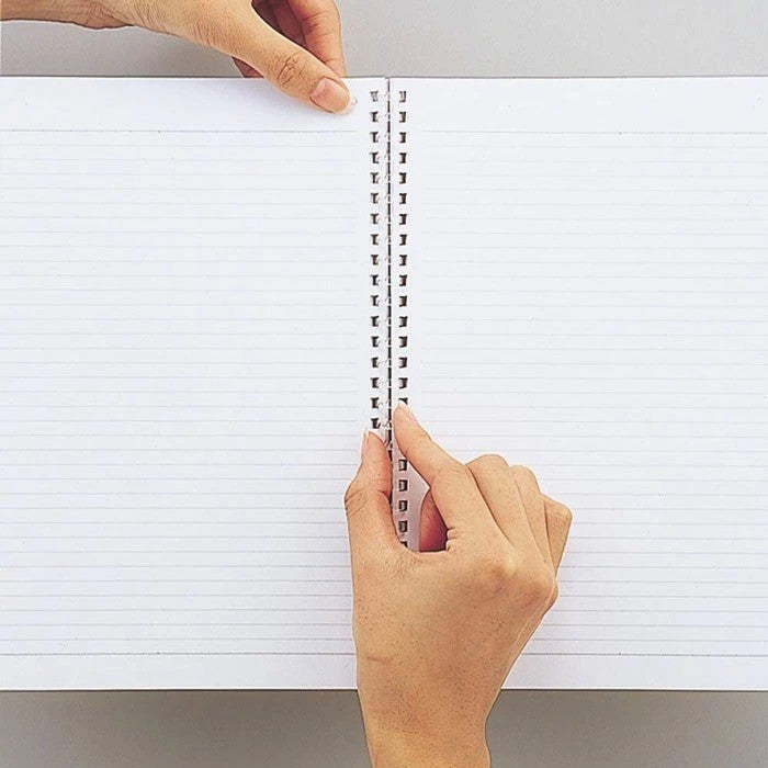 日本 LIHIT LAB 水滴系列 A6專用17孔活頁筆記本 | N-1665 附70入內頁