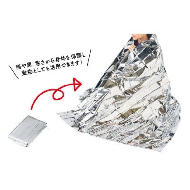 日本直送 7合1防災瓶 緊急避難包 Mochigoo 防災 地震避難 戶外 車用 便攜 保溫毯 壓縮毛巾