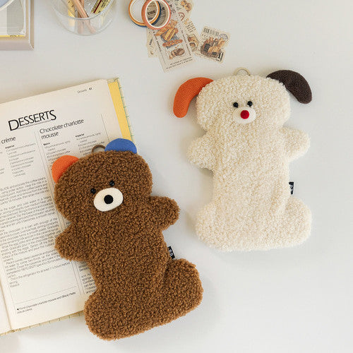 韓國文創 Romane 熊熊 筆袋 | 鉛筆盒 文具 鉛筆化妝包 鉛筆袋 筆盒