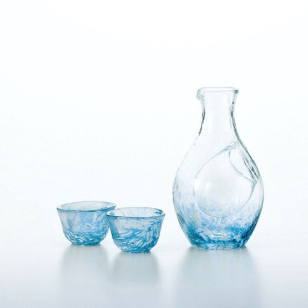 TOYO-SASAKI 絕美冰透藍 冷酒杯壺組 | 東洋佐佐木 日本直送