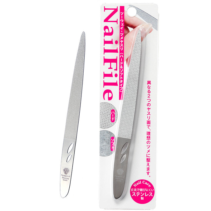 GREEN BELL 指甲銼刀︱美甲 雙面銼刀 不鏽鋼