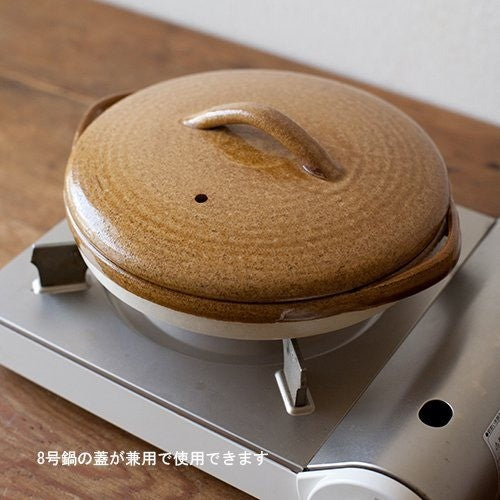 日本製 4th market 萬古燒雙耳烤盤 | 焗烤盤 陶瓷 烤箱烤盤