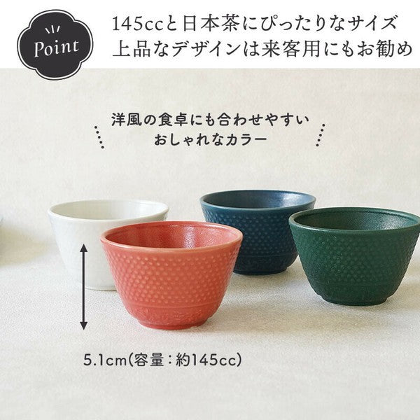 日本 南部鐵器 土瓶茶具 | 附濾網 四色 土瓶蒸 煎茶壺 煎茶碗