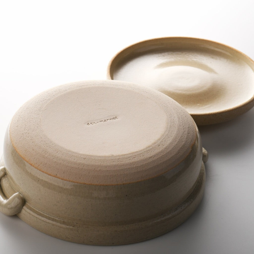 4th market 日本製萬古燒燉煮8號湯鍋 2000cc 湯鍋 煮鍋 悶鍋 燉煮鍋