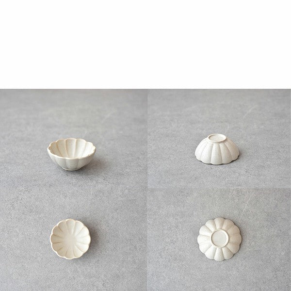 日本製 Shinogi 菊形陶瓷餐盤│小碟 淺盤 碗