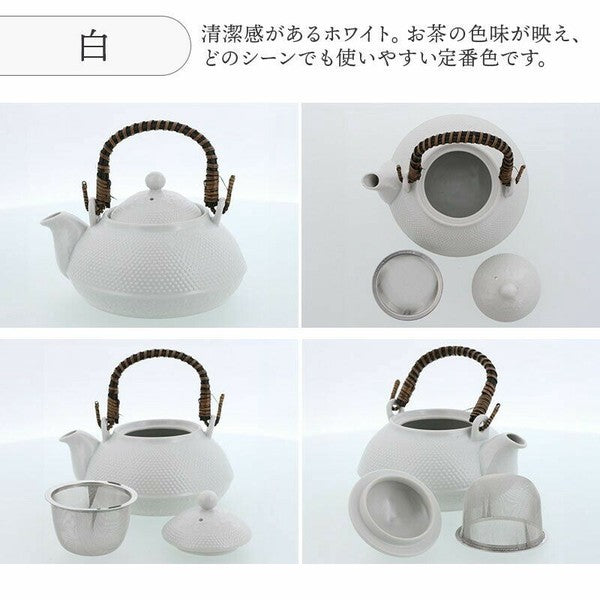 日本 南部鐵器 土瓶茶具 | 附濾網 四色 土瓶蒸 煎茶壺 煎茶碗