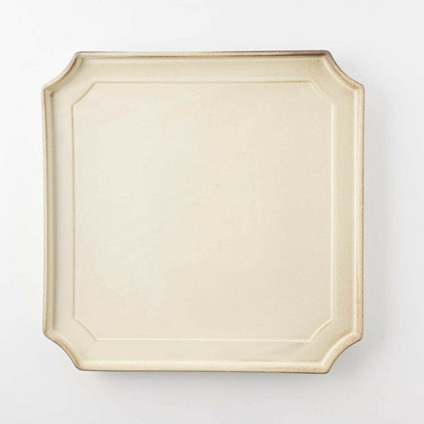 日本製 美濃燒 古董復古方盤 | 相框式餐盤 甜點盤 飾品盤 復古方盤