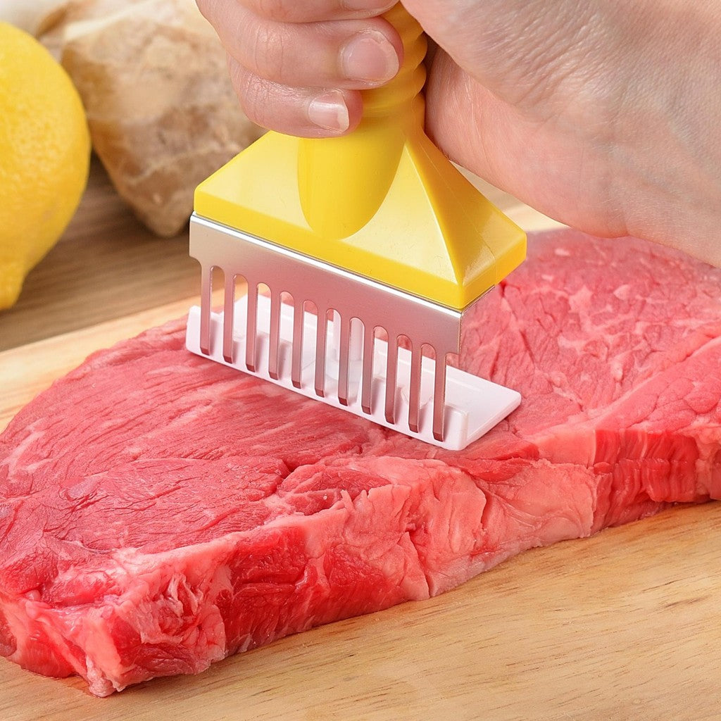 日本製 下村工業 不銹鋼肉片斷筋器 FVS-630 | 鬆肉 鎚肉 搥肉 捶肉器