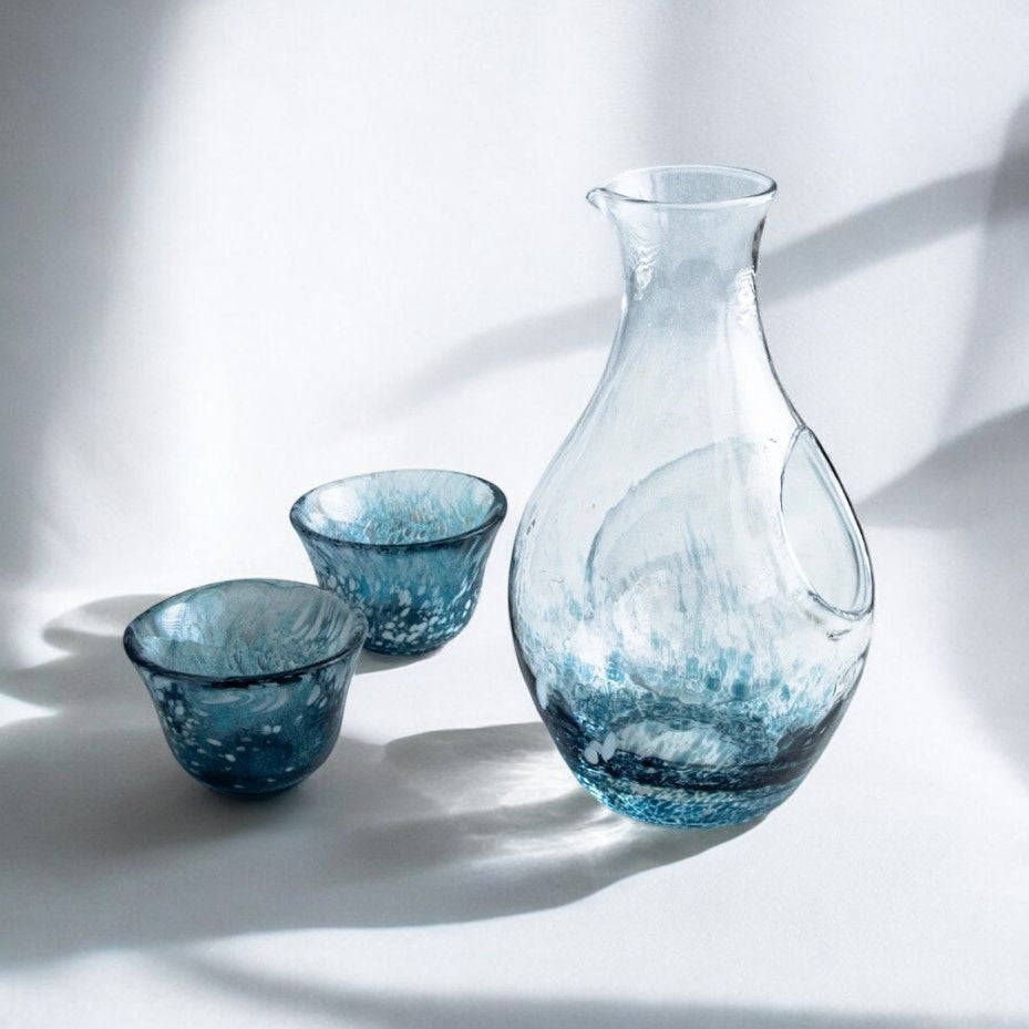 TOYO-SASAKI 絕美冰透藍 冷酒杯壺組 | 東洋佐佐木 日本直送