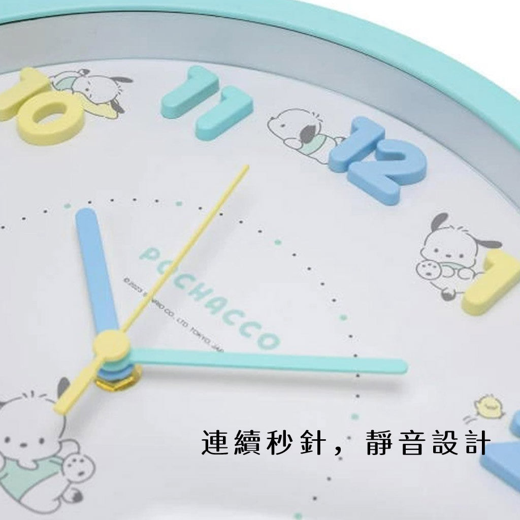可愛卡通造型掛鐘 30cm 時鐘 卡通時鐘 壁掛時鐘 連續秒針 迪士尼 兒童房 客廳