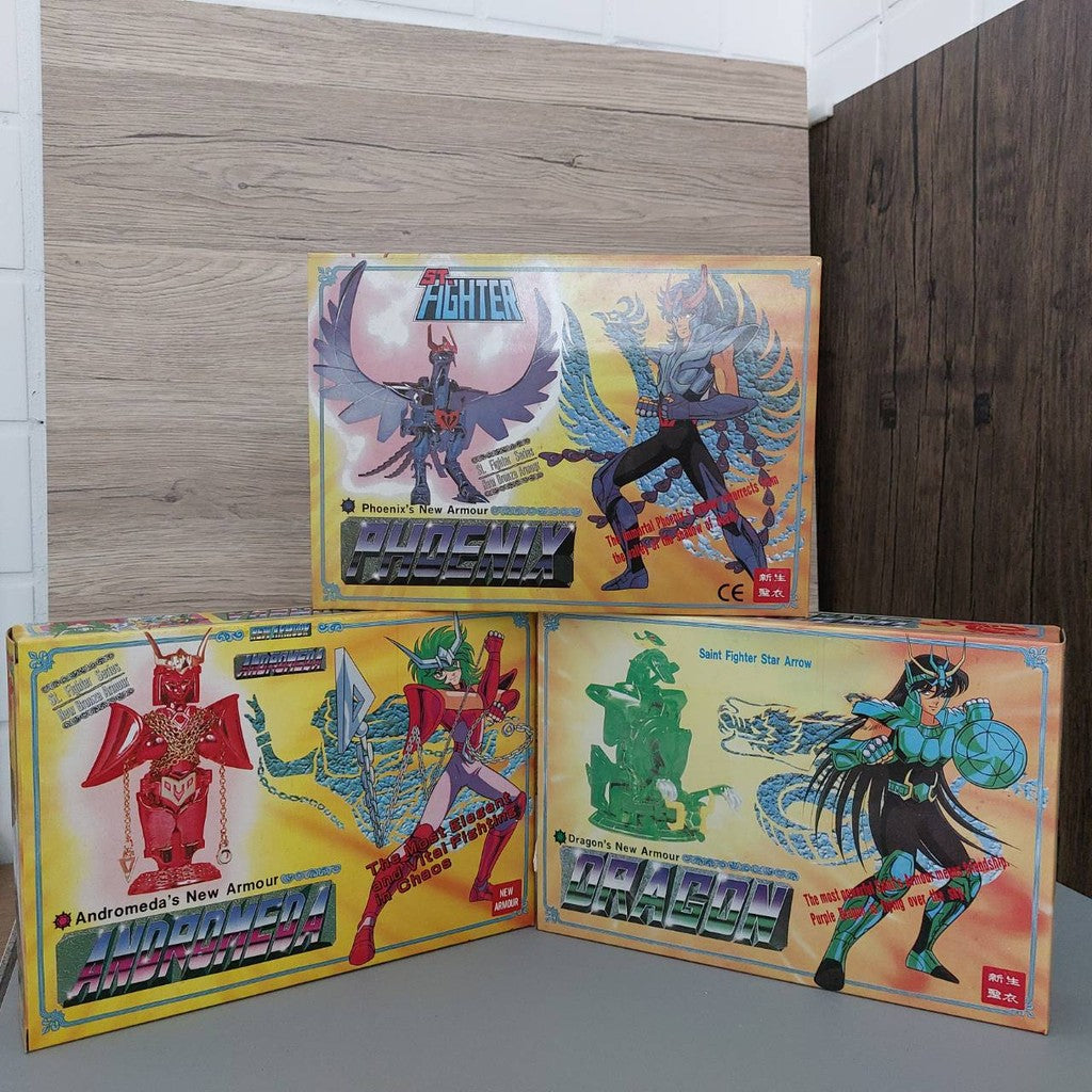 (測試商品) 台版 聖鬥士星矢 聖衣大系 青銅聖鬥士 鳳凰一輝 仙女座 瞬 Andromeda 天龍座 紫龍 Dragon | 三組一賣