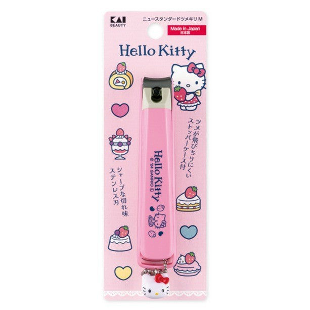 日本製 KAI 貝印 Hello Kitty 指甲刀 | 不鏽鋼 指甲剪 指甲銼刀 抗菌