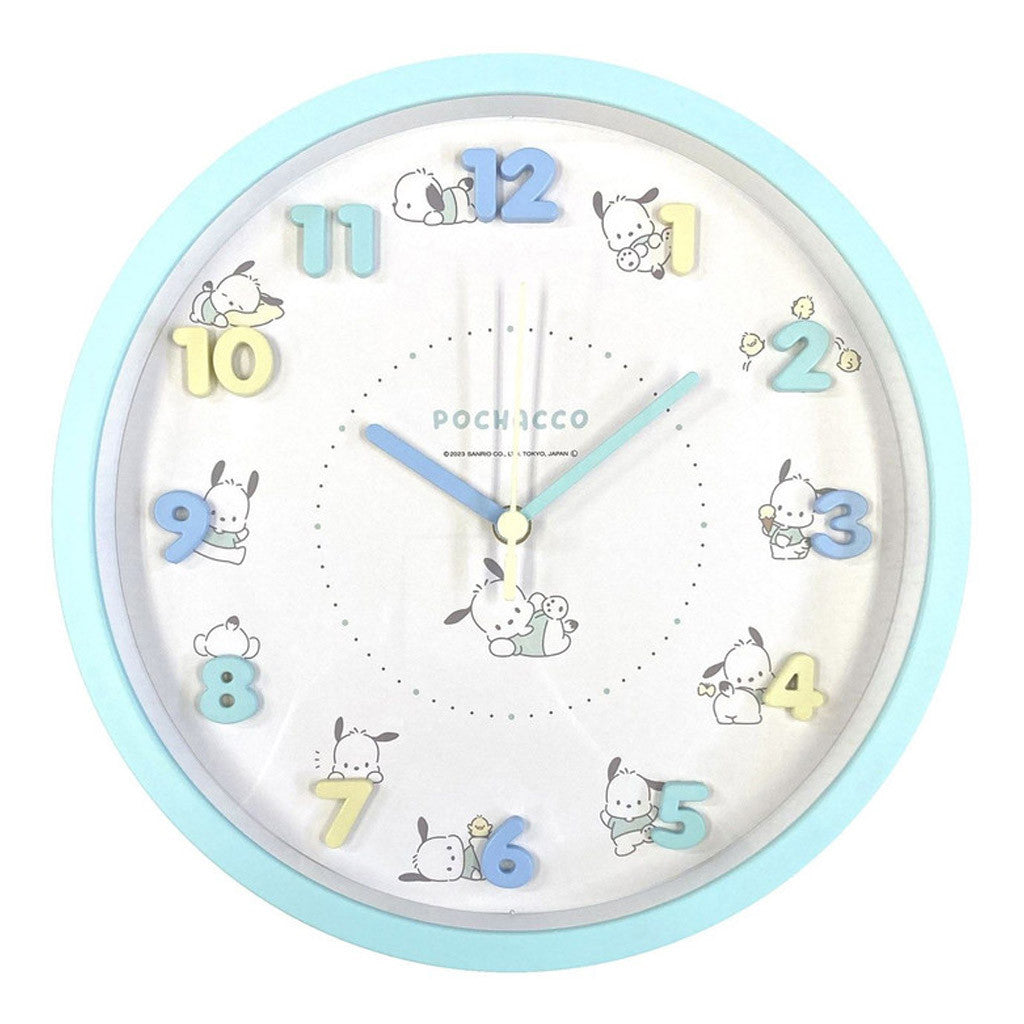 可愛卡通造型掛鐘 30cm 時鐘 卡通時鐘 壁掛時鐘 連續秒針 迪士尼 兒童房 客廳