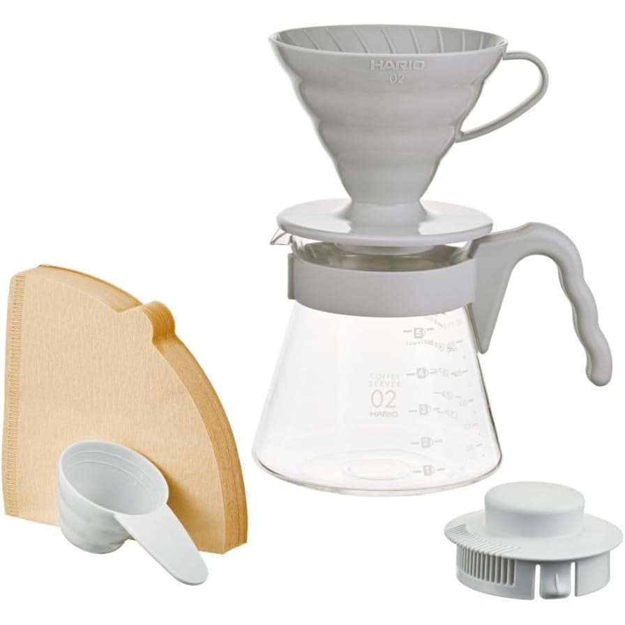 HARIO V60 02 濾杯咖啡壺組︱四件組 咖啡壺 濾杯 濾紙 量匙 咖啡器具