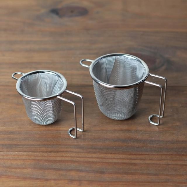 日本製 SALUS 雙層不鏽鋼 深型濾茶網 | 2種尺寸 濾茶器 桌用型