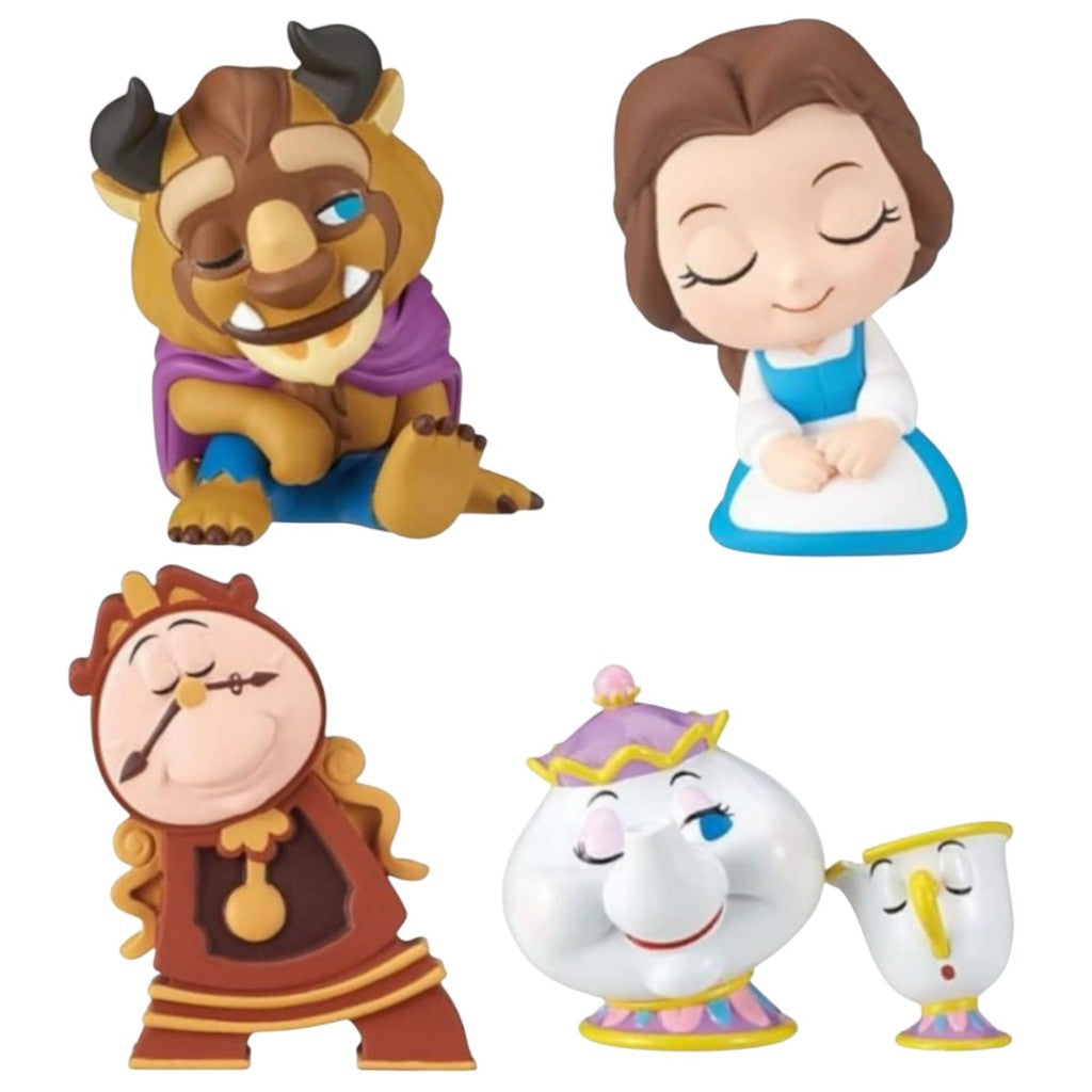 日本 T-ARTS 美女與野獸倚肩公仔P2 扭蛋 公仔 | 迪士尼公主 美女與野獸 貝兒公主