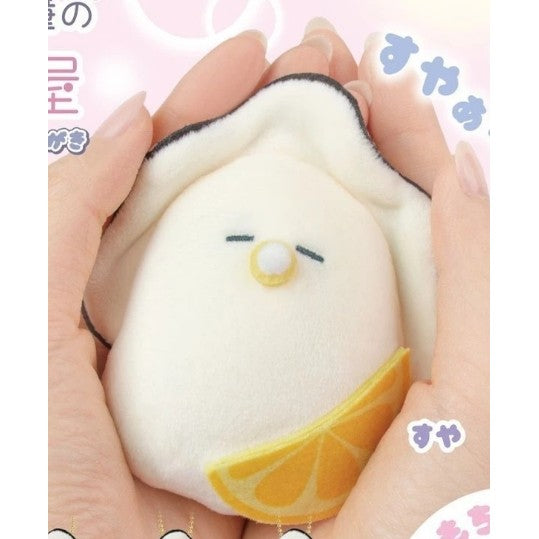 日本 YELL 圓眼和食屋 生牡蠣絨毛吊飾 扭蛋 玩偶 包包吊飾 牡蠣寶寶