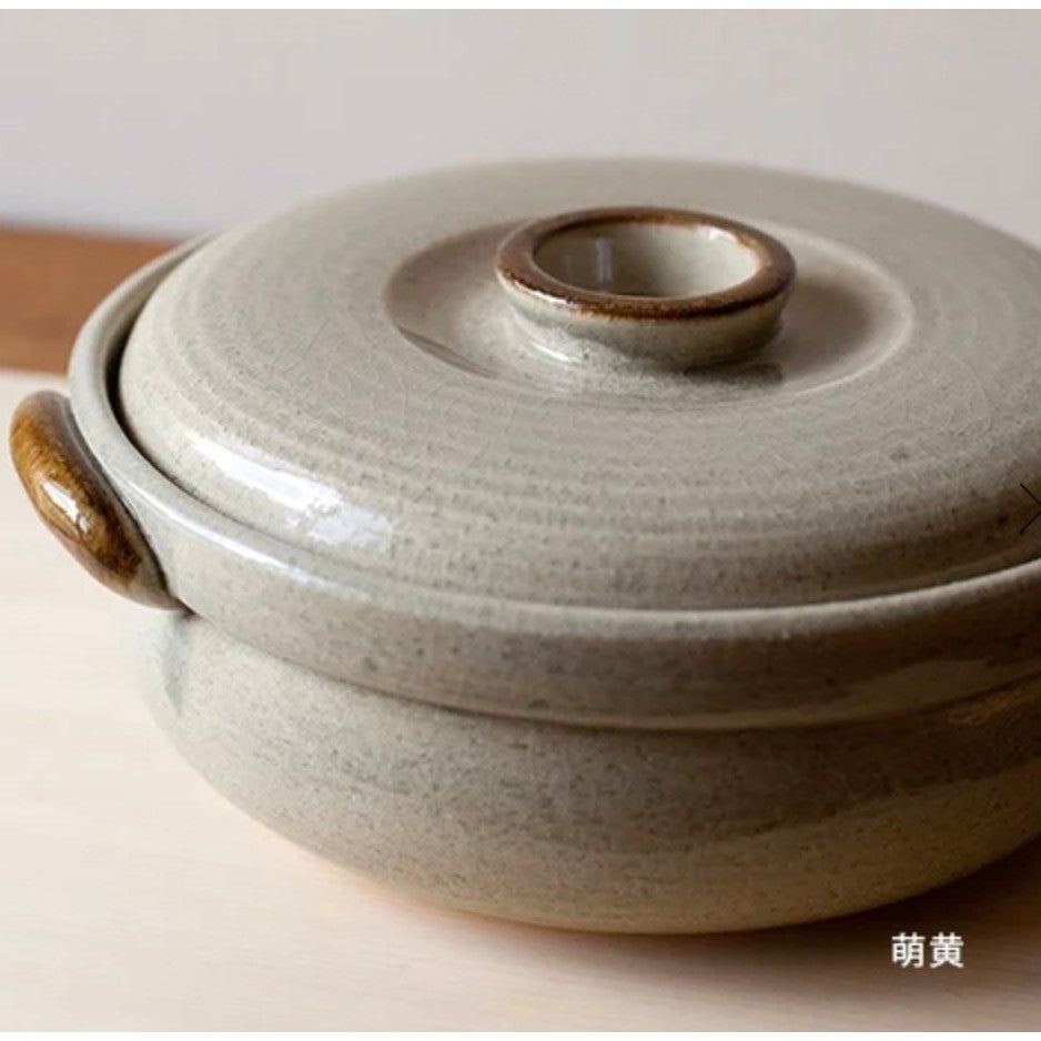 日本製 4th market 萬古燒燉煮9號湯鍋 3000c.c | 一鍋多用 滷肉 燉菜