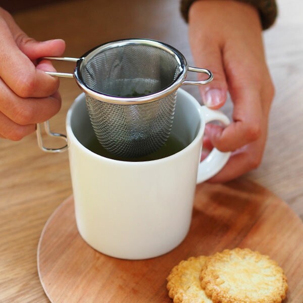 日本製 SALUS 雙層不鏽鋼 深型濾茶網 | 2種尺寸 濾茶器 桌用型