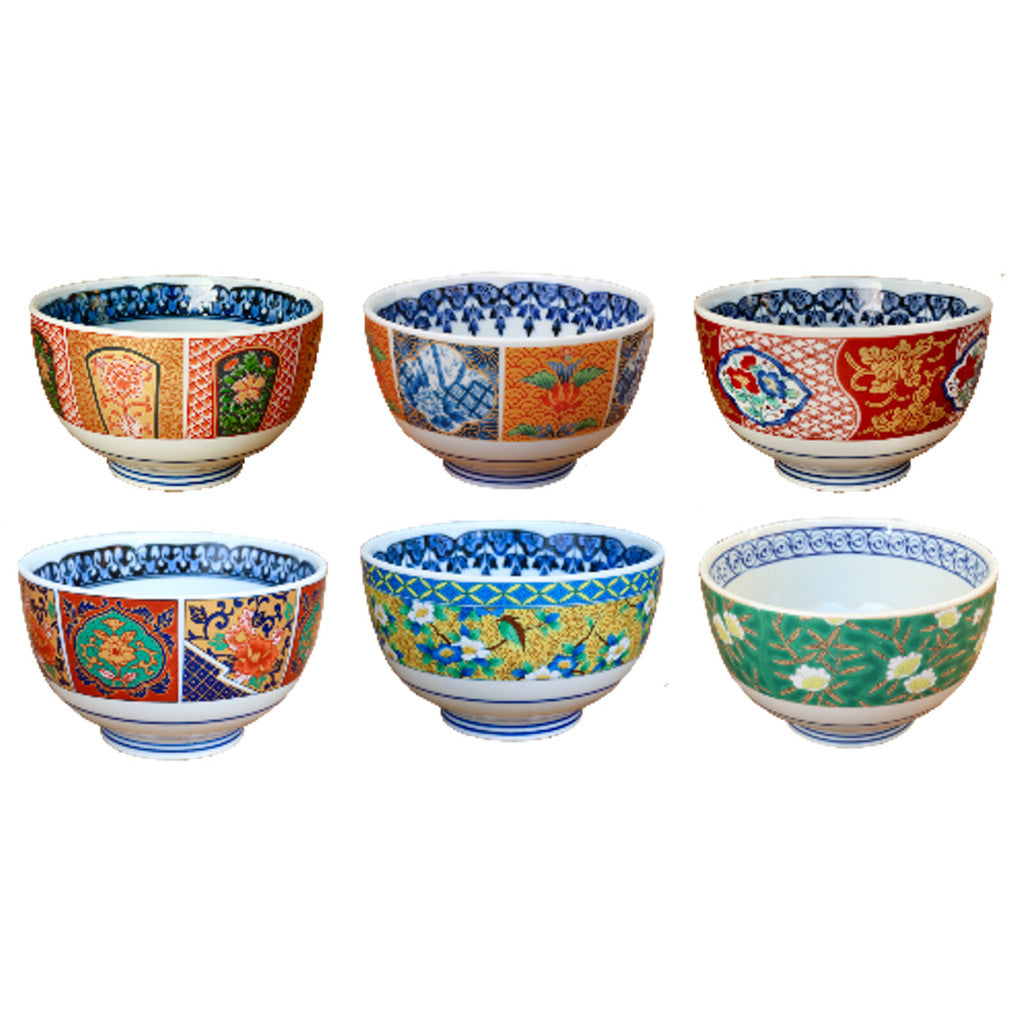 日本製 美濃燒 錦彩碗︱宮廷風 古伊萬里 日式餐具