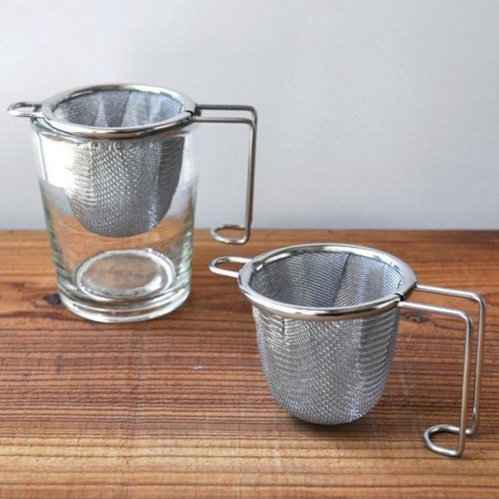 日本製 SALUS 雙層不鏽鋼 深型濾茶網 | 2種尺寸 濾茶器 桌用型