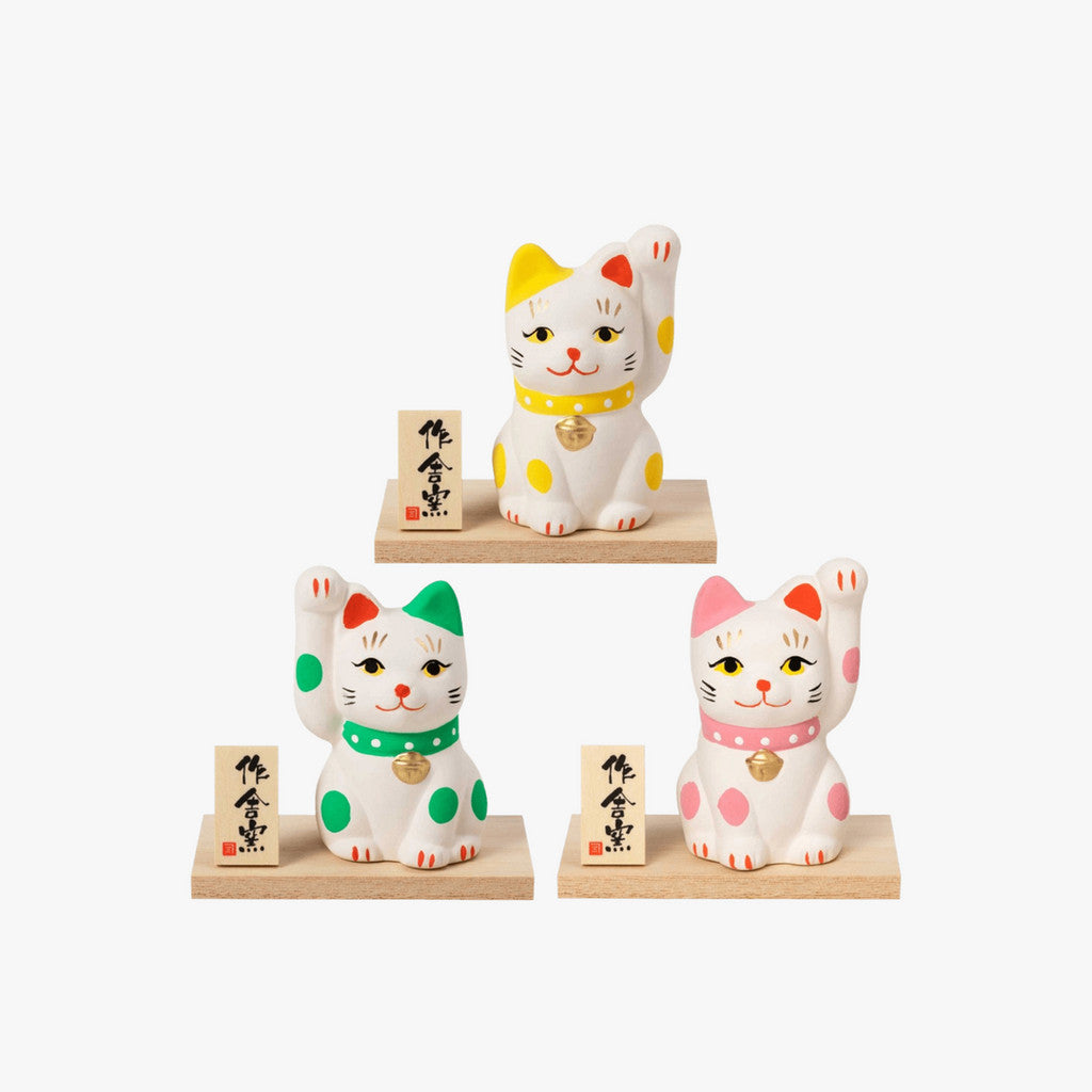 瀨戶燒 彩色招財貓︱招財 吉祥 開運 擺飾